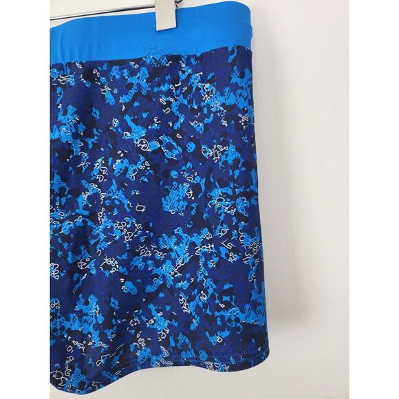 Nabaiji Shorts XL Womens Blue Geometric Mid Rise Elastic Waist Drawstring NWT - Picture 6 of 9